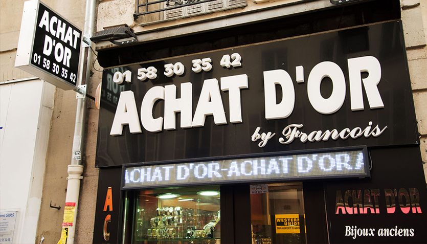 Achat d'or Paris 7 (75007)